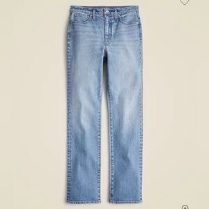 J. Crew High-rise straight jean in 1996 semi-stretch